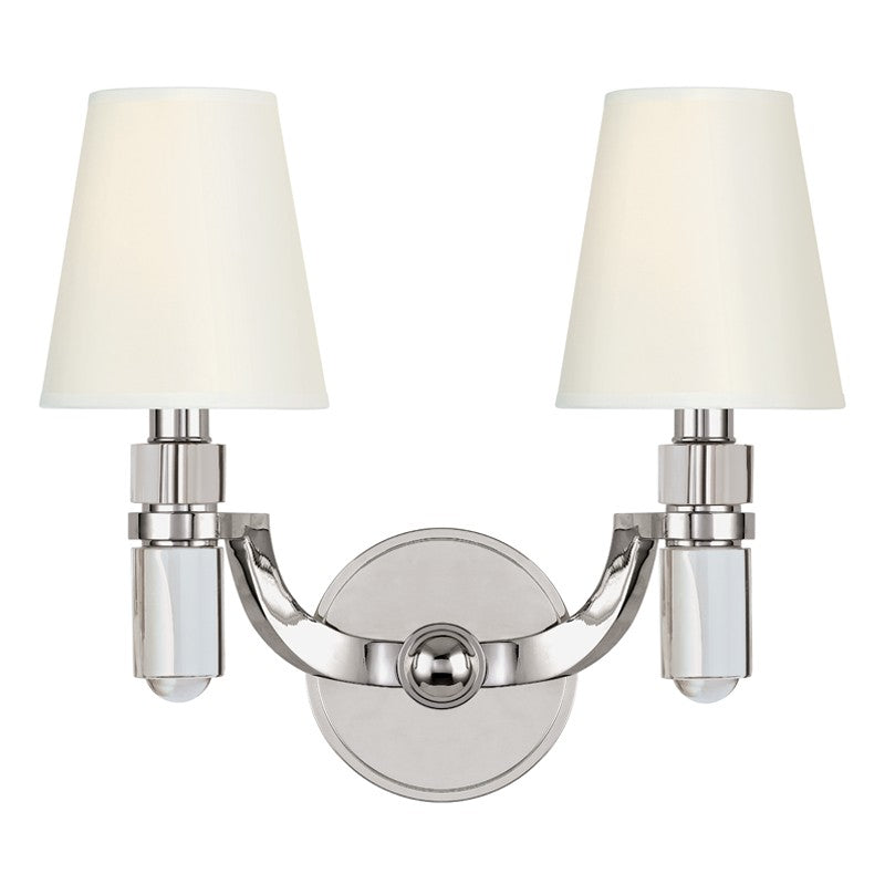 Hudson Valley - 982-PN-WS - Two Light Wall Sconce - Dayton - Polished Nickel