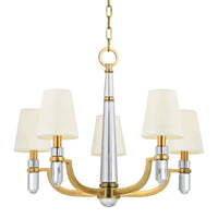 Hudson Valley - 985-AGB-WS - Five Light Chandelier - Dayton - Aged Brass