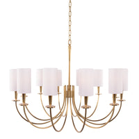 Hudson Valley - 8032-AGB - 12 Light Chandelier - Mason - Aged Brass