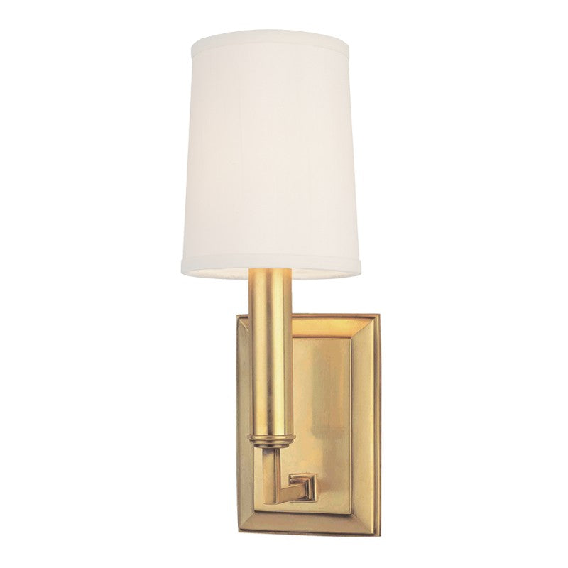 Hudson Valley - 811-AGB - One Light Wall Sconce - Clinton - Aged Brass