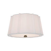 Hudson Valley - 4817-AGB - Two Light Semi Flush Mount - Humphrey - Aged Brass