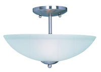 Maxim - 10042FTSN - Two Light Semi-Flush Mount - Logan - Satin Nickel