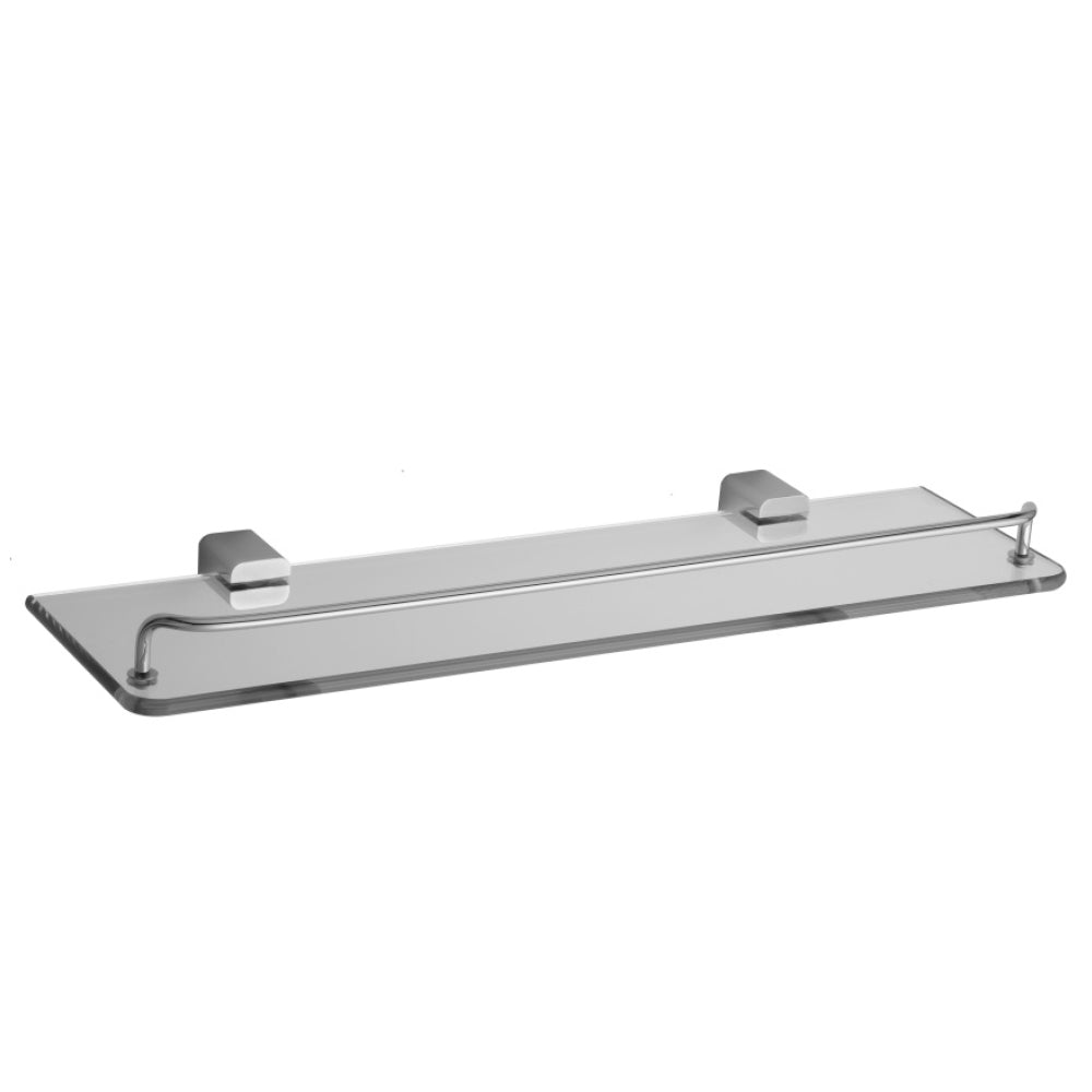 CUBIX® II Glass Shelf with Wire Rail in Multiple Finishes