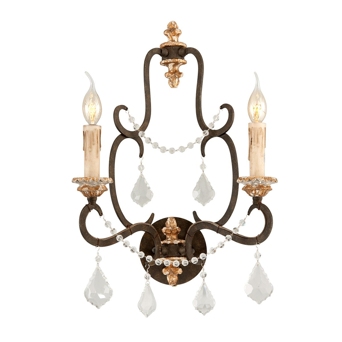 Troy Lighting - B3512-PZ/DG - Two Light Wall Sconce - Bordeaux - Parisian Bronze