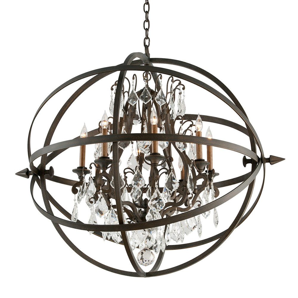 Troy Lighting - F2998 - Eight Light Chandelier - Byron - Vintage Bronze