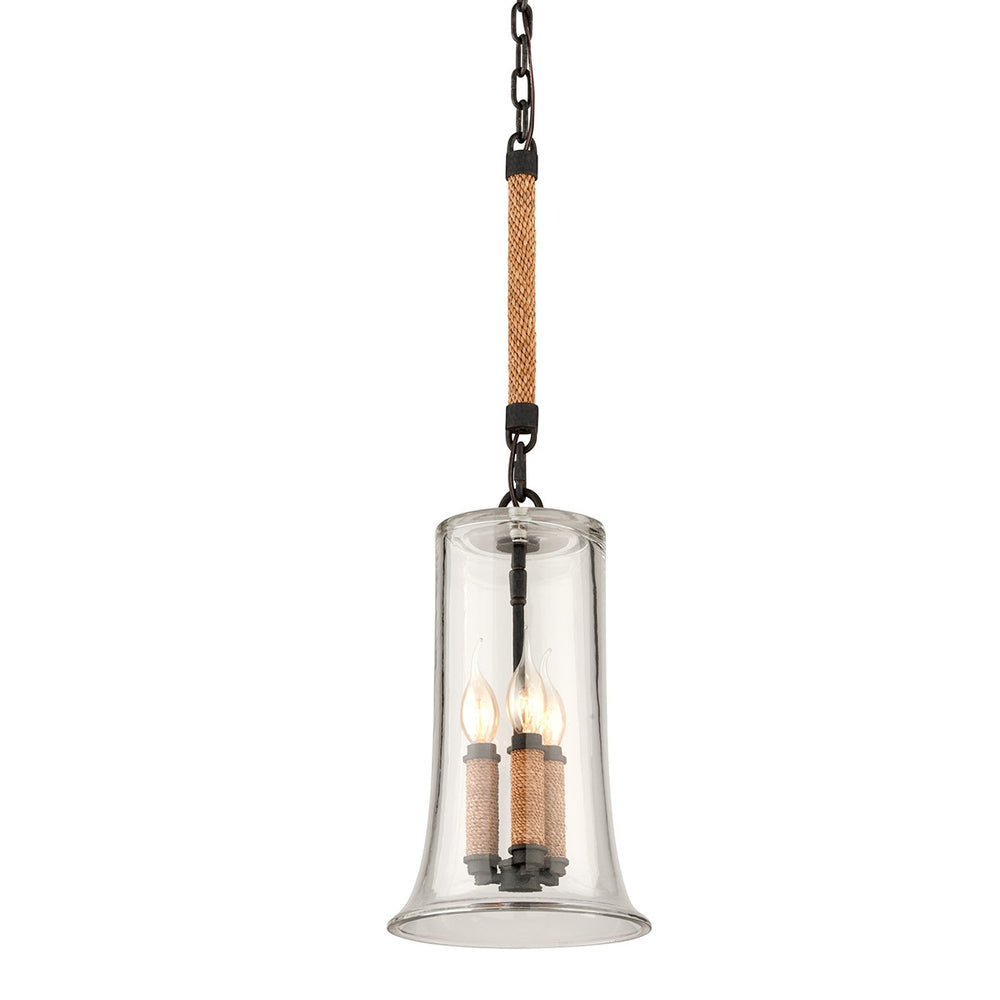 Troy Lighting - F3623-FOR - Three Light Pendant - Pier 39 - Forged Iron