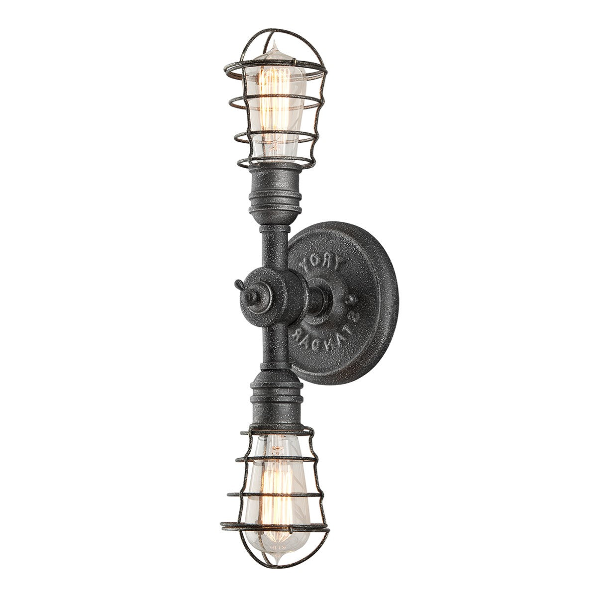 Troy Lighting - B3812-APW - Two Light Wall Sconce - Conduit - Aged Pewter