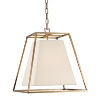 Hudson Valley - 6917-AGB-WS - Four Light Pendant - Kyle - Aged Brass