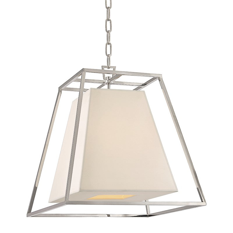 Hudson Valley - 6917-PN-WS - Four Light Pendant - Kyle - Polished Nickel