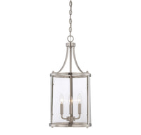 Savoy House - 7-1040-3-SN - Three Light Foyer Pendant - Penrose - Satin Nickel