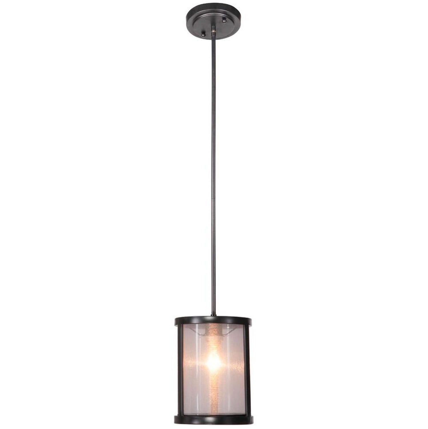 Craftmade - 36791-MBK - Danbury One Light Mini Pendant in Matte Black Finish - Danbury