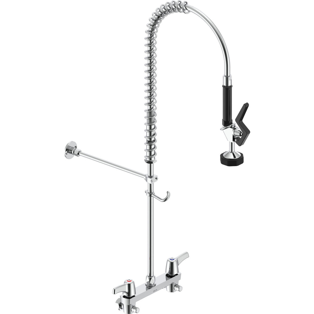 Commercial 55C: Pre-Rinse 8" Wall Mount Faucet