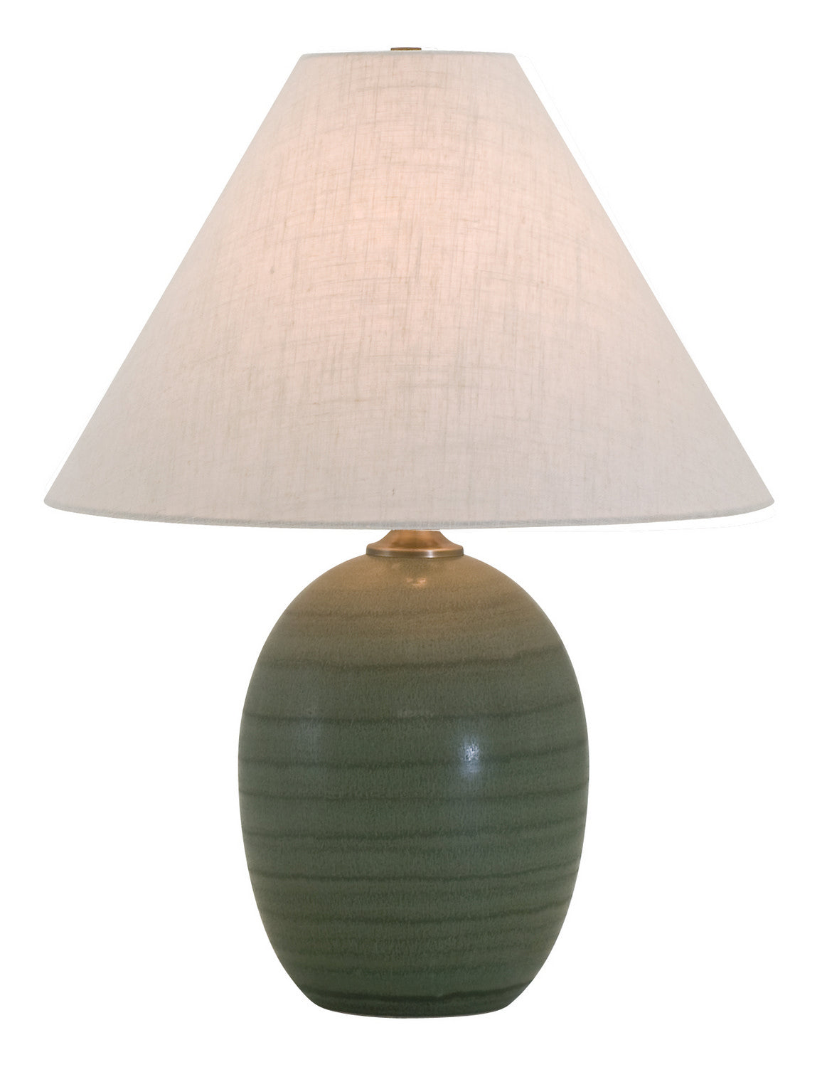 House of Troy - GS140-GM - One Light Table Lamp - Scatchard - Green Matte