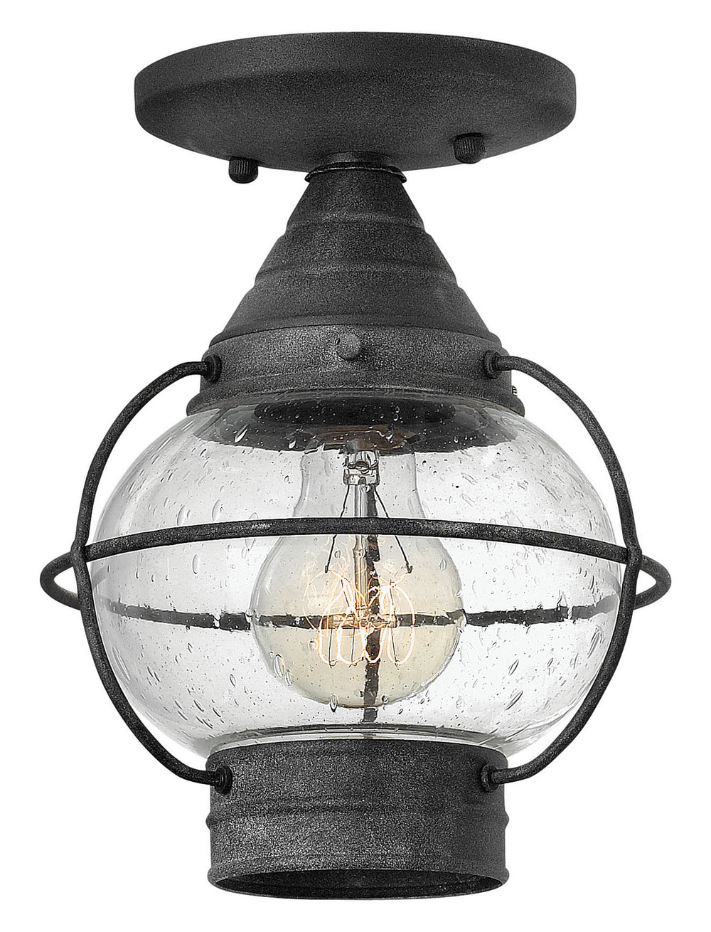 Hinkley - 2203DZ - LED Flush Mount - Cape Cod - Aged Zinc