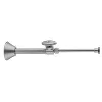 Multi Turn Straight Pattern 1/2" Copper (Sweat Fit) x 3/8" O.D. Toilet Supply Kit with Oval Handle, 20" Supply Tube, Escutcheon in Multiple Finishes - Maison&Co.