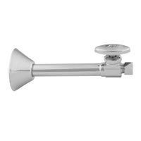 Multi Turn Straight Pattern 1/2" Copper (Sweat Fit) x 3/8" O.D. Supply Valve with Oval Handle in Multiple Finishes - Maison&Co.