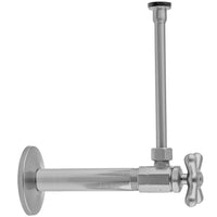 Multi Turn Angle Pattern 1/2" IPS x 3/8" O.D. Toilet Supply Kit with Cross Handle, 20" Supply Tube, Escutcheon in Multiple Finishes - Maison&Co.