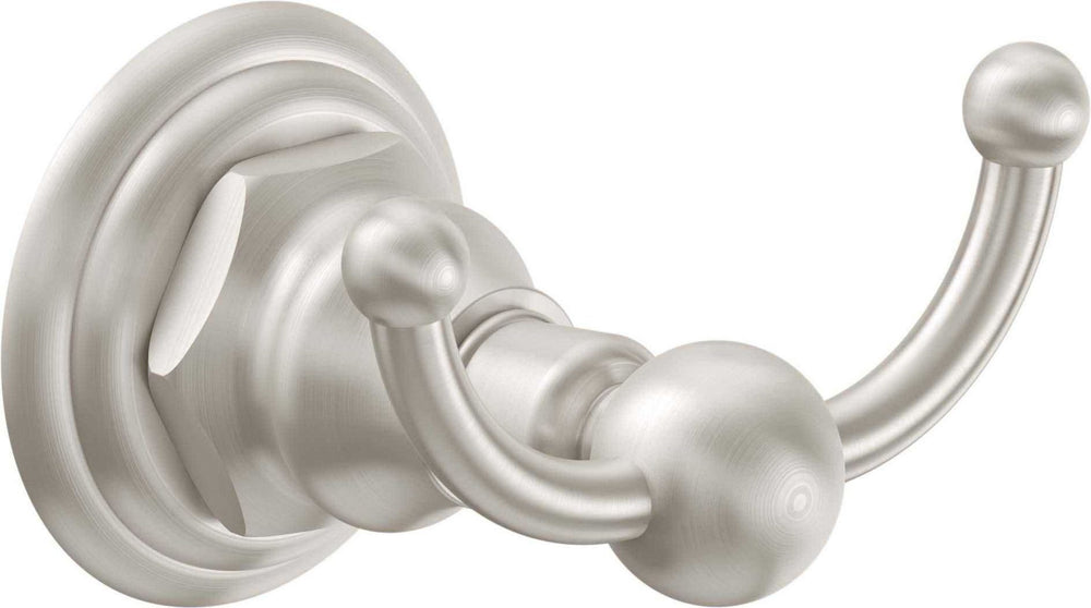 California Faucets - 60-DRH-SN - Double Robe Hook - Satin Nickel  - Del Mar