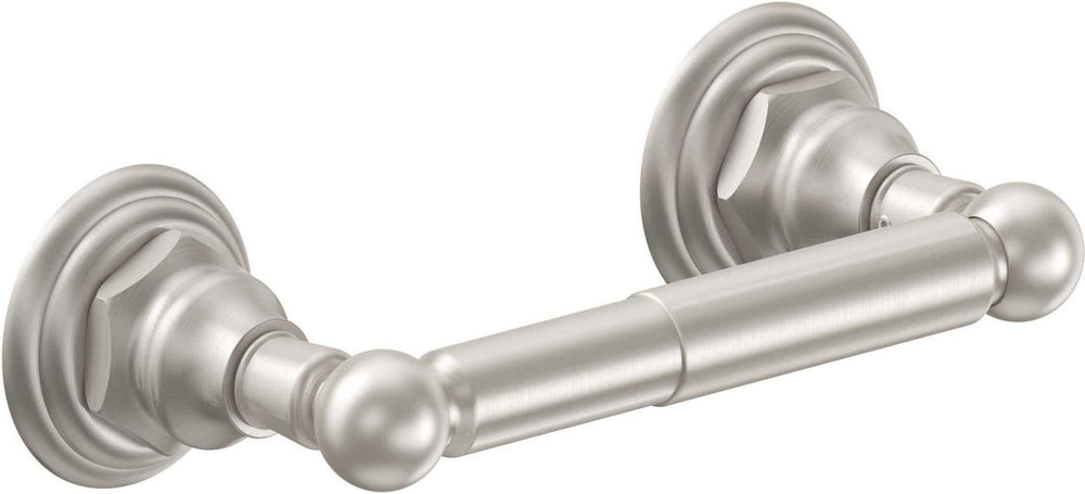 California Faucets - 60-TP-SN - Two Post Toilet Paper Holder - Satin Nickel  - Del Mar