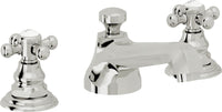 California Faucets - 6002ZB-PC - 8" Widespread Lavatory Faucet with ZeroDrain - Polished Chrome - Del Mar