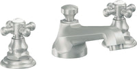 California Faucets - 6002ZB-SC - 8" Widespread Lavatory Faucet with ZeroDrain - Satin Chrome (PVD) - Del Mar