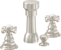 California Faucets - 6004-SN - Bidet Set - Satin Nickel  - Del Mar