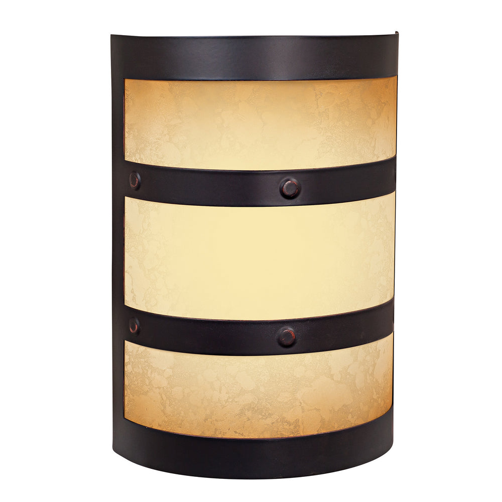 Craftmade - ICH1415-OBG - Designer-Chime Illuminated Half Cylinder Lighted Chime in Oiled Bronze Gilded Finish - Designer-Chime Illuminated