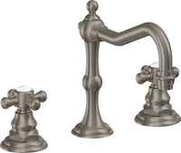 California Faucets - 6102X-GRP - 8" Widespread Lavatory Faucet - Graphite (PVD) - Salinas