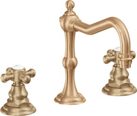 California Faucets - 6102XZB-SBZ - 8" Widespread Lavatory Faucet with ZeroDrain - Satin Bronze (PVD) - Salinas