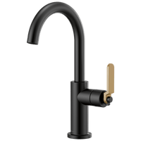 Brizo Litze®: Bar Faucet with Arc Spout and Industrial Handle Kit - Maison&Co.