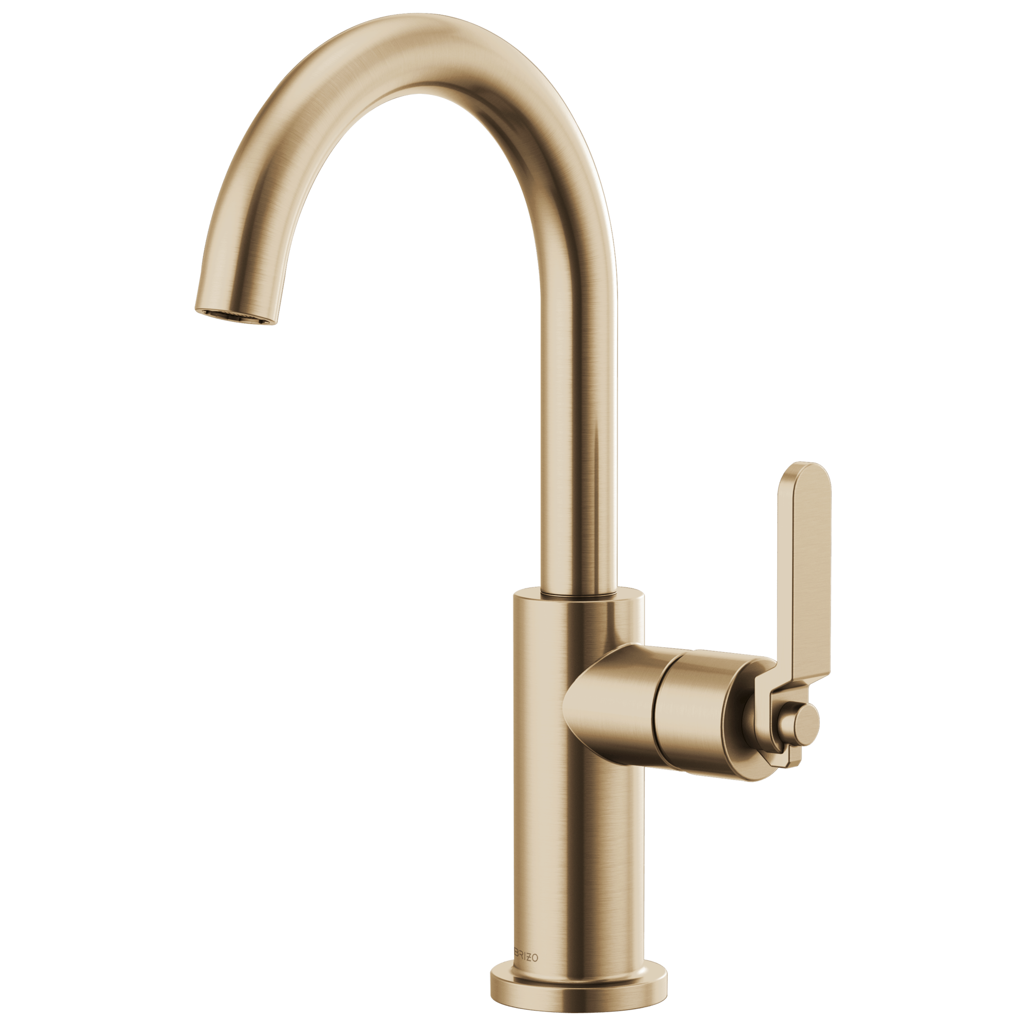 Brizo Litze®: Bar Faucet with Arc Spout and Industrial Handle Kit - Maison&Co.