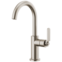 Brizo Litze®: Bar Faucet with Arc Spout and Industrial Handle Kit - Maison&Co.