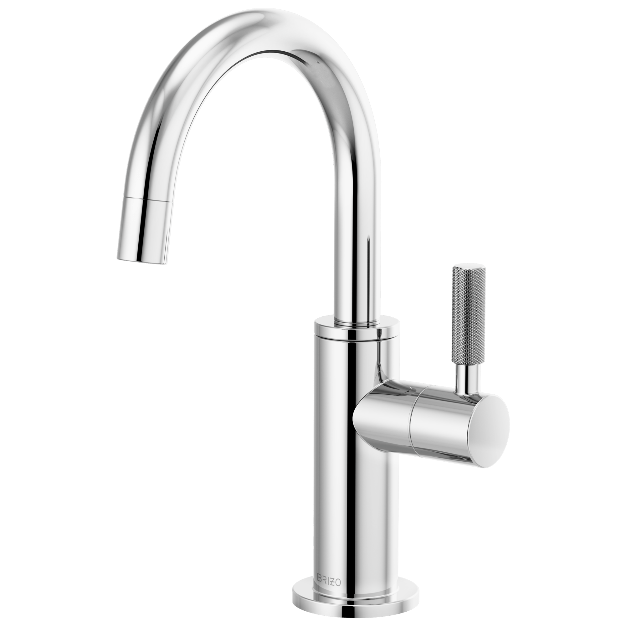 Brizo Litze®: Beverage Faucet with Arc Spout and Knurled Handle - Maison&Co.