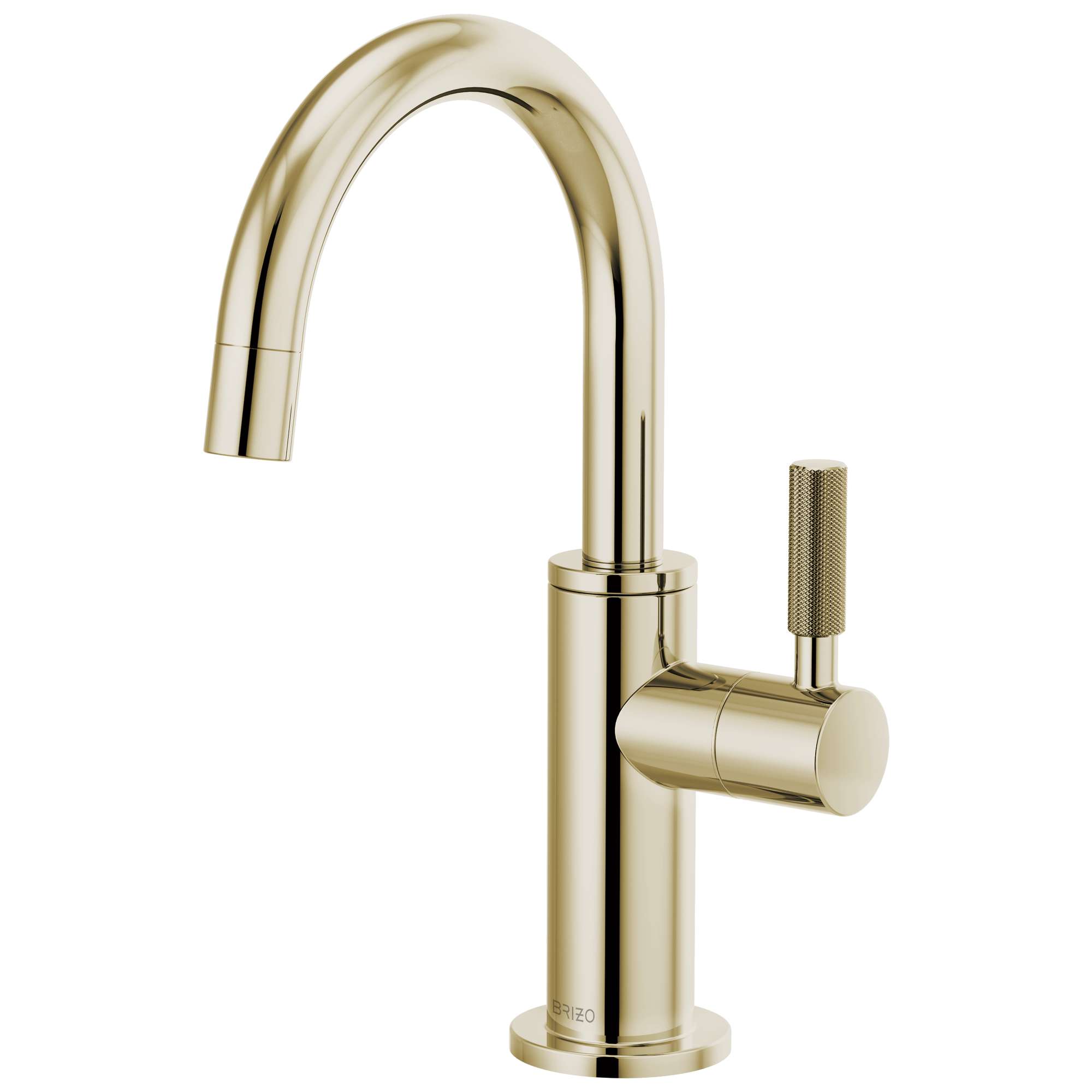 Brizo Litze®: Beverage Faucet with Arc Spout and Knurled Handle - Maison&Co.