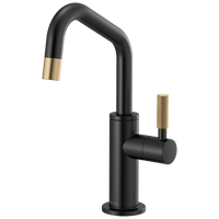 Brizo Litze®: Beverage Faucet with Angled Spout and Knurled Handle - Maison&Co.