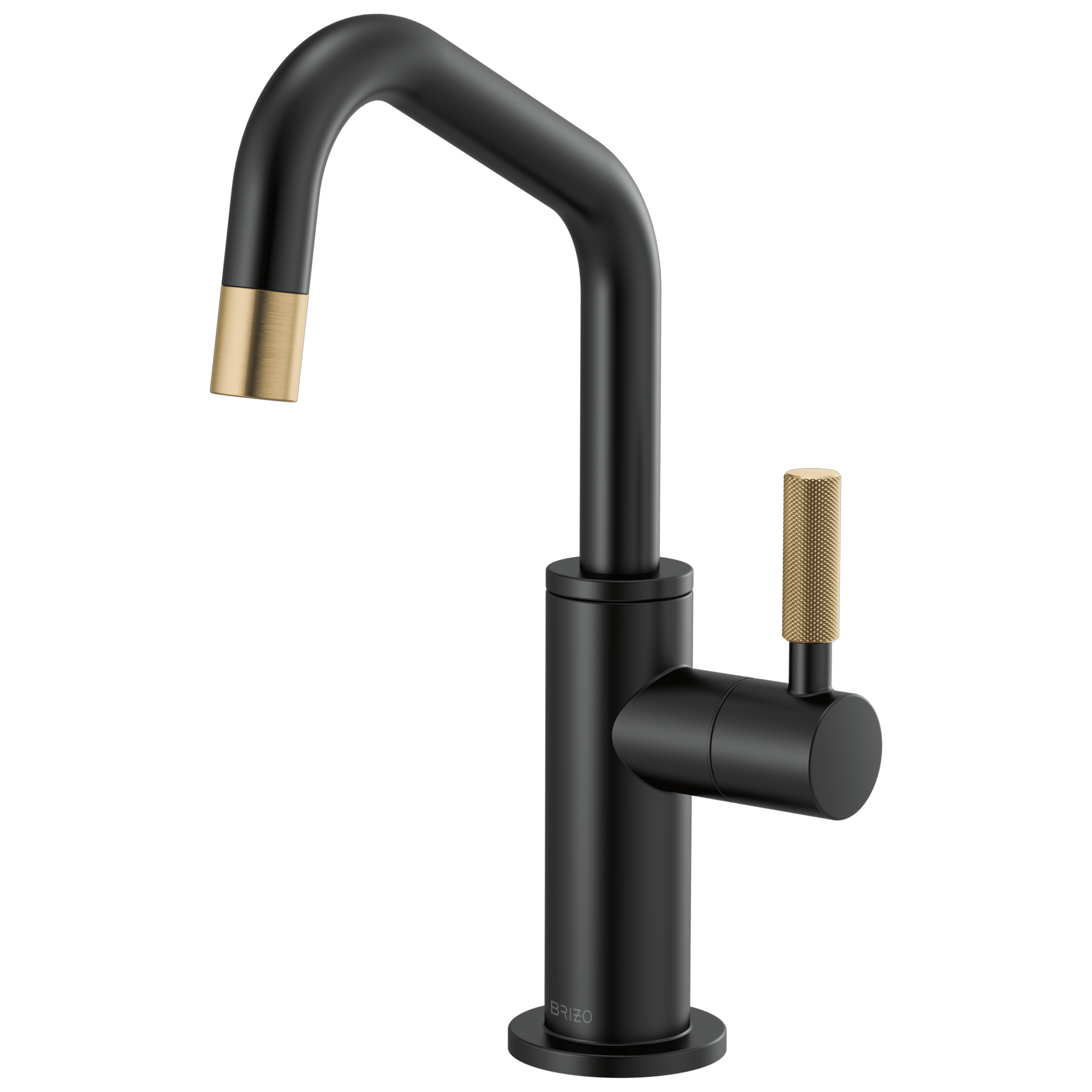 Brizo Litze®: Beverage Faucet with Angled Spout and Knurled Handle - Maison&Co.