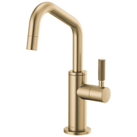 Brizo Litze®: Beverage Faucet with Angled Spout and Knurled Handle - Maison&Co.