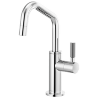 Brizo Litze®: Beverage Faucet with Angled Spout and Knurled Handle - Maison&Co.