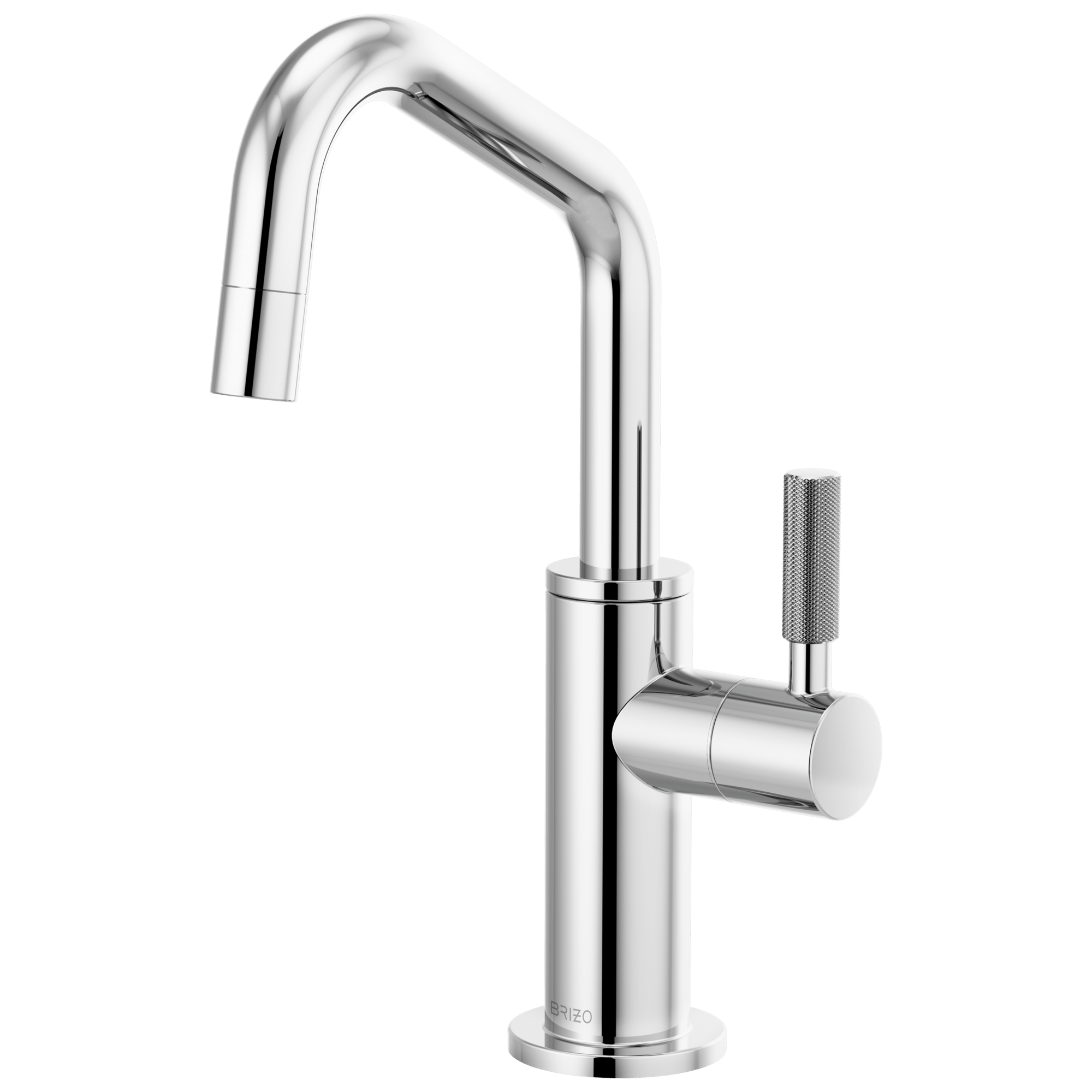 Brizo Litze®: Beverage Faucet with Angled Spout and Knurled Handle - Maison&Co.