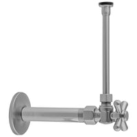 Quarter Turn Angle Pattern 1/2" IPS x 3/8" O.D. Toilet Supply Kit with Standard Cross Handle, 20" Supply Tube, Escutcheon in Multiple Finishes - Maison&Co.