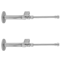 Quarter Turn Straight Pattern 1/2" IPS x 3/8" O.D. Faucet Supply Kit with Square Handle, 20" Supply Tubes, Escutcheons in Multiple Finishes - Maison&Co.