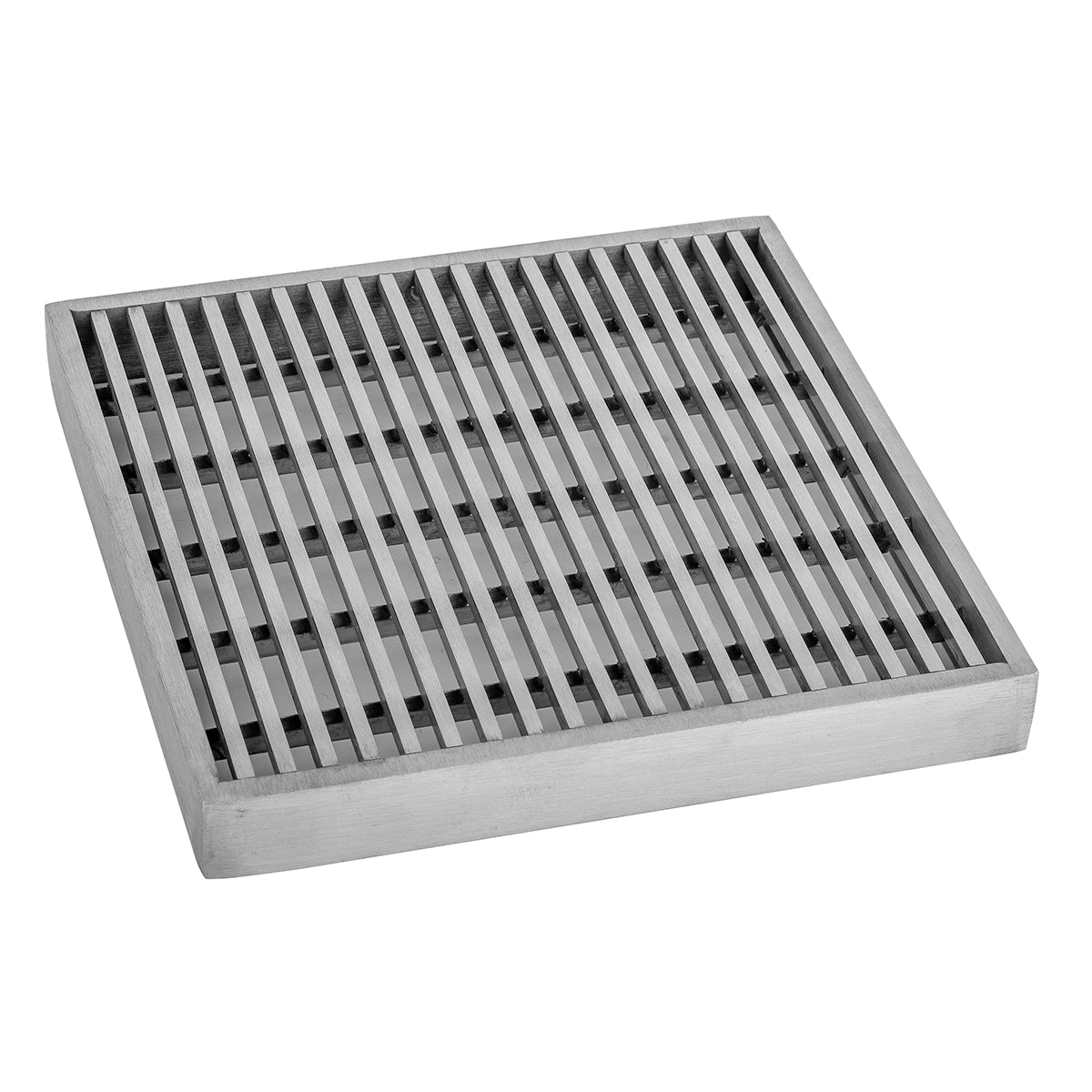 6" x 6" Bar Channel Drain Grate in Multiple Finishes