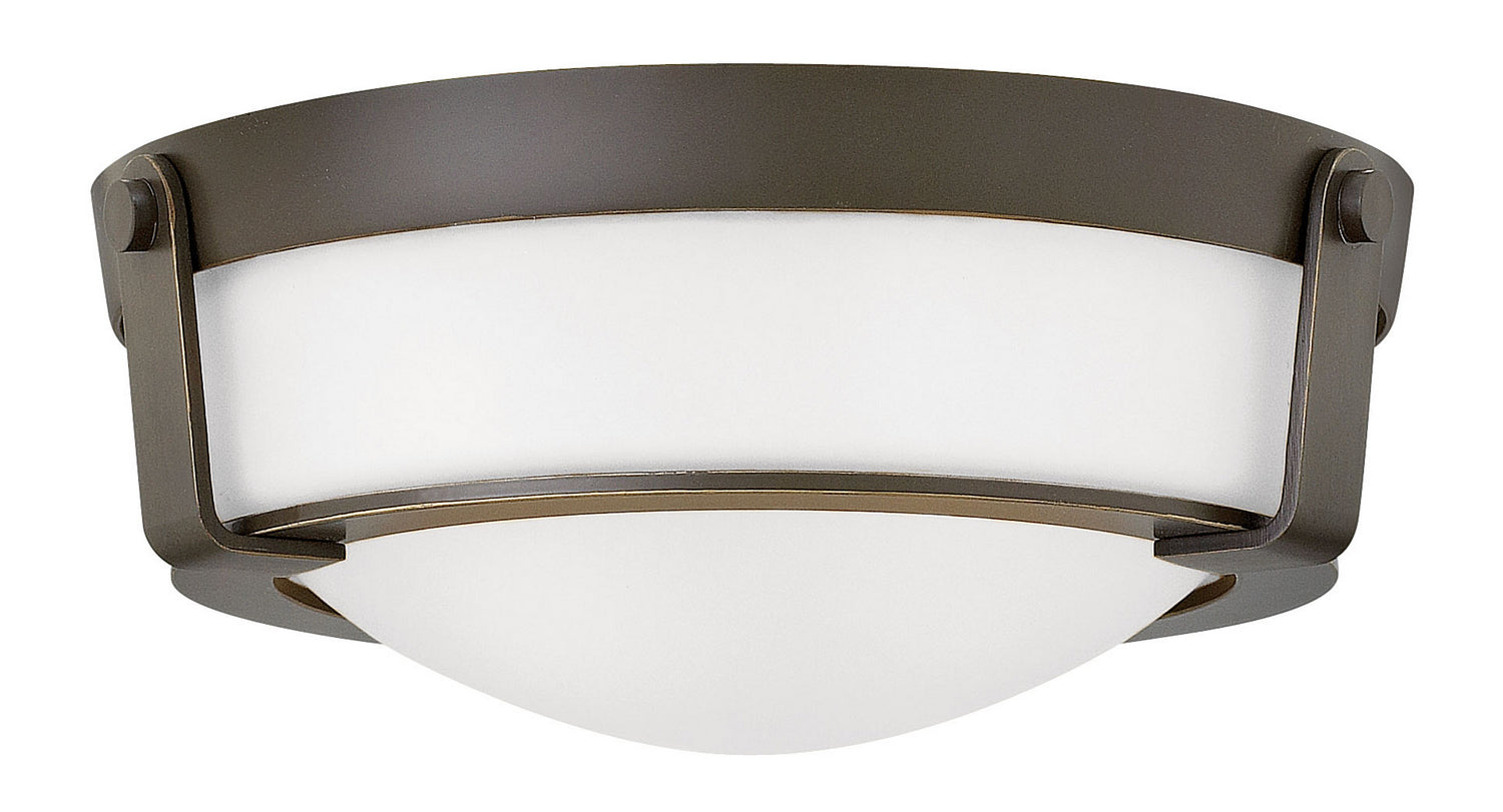 Hinkley - 3223OB-WH - LED Flush Mount - Hathaway - Olde Bronze