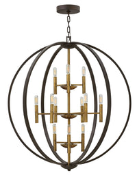 Hinkley - 3469SB - LED Foyer Chandelier - Euclid - Spanish Bronze