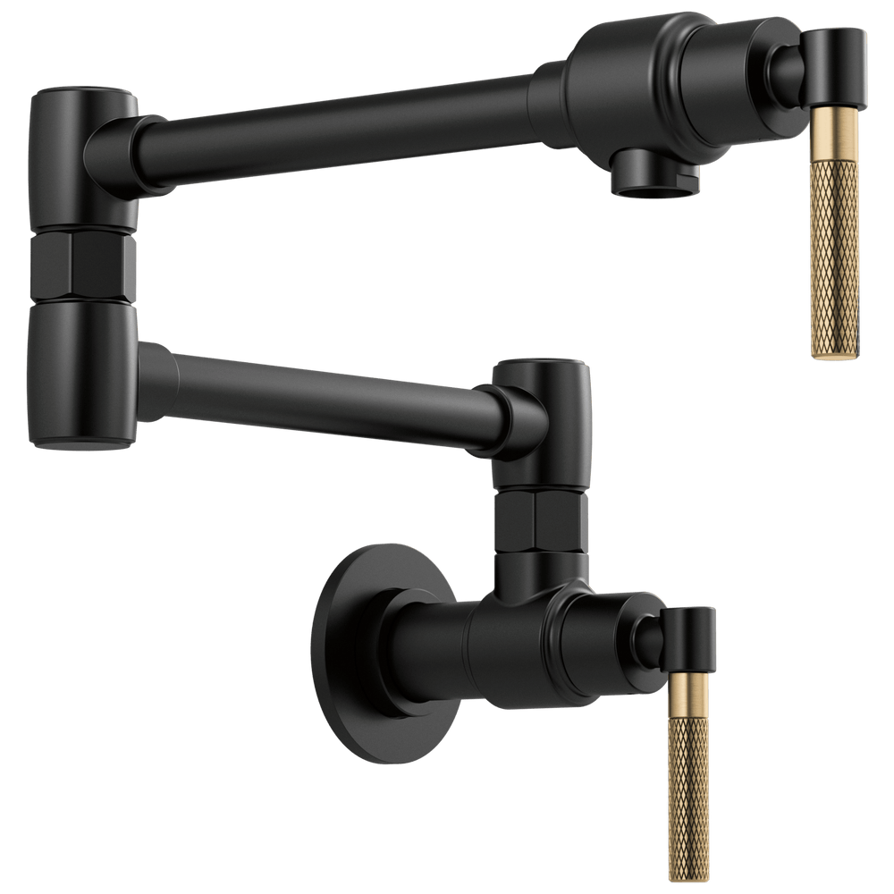 Brizo Litze®: Wall Mount Pot Filler with Knurled Handle Kit - Maison&Co.