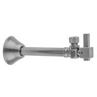 Quarter Turn 1/2" Copper (Sweat Fit) x 3/8" O.D. Outlet Angle Supply Valve with Square Lever Handle in Multiple Finishes - Maison&Co.