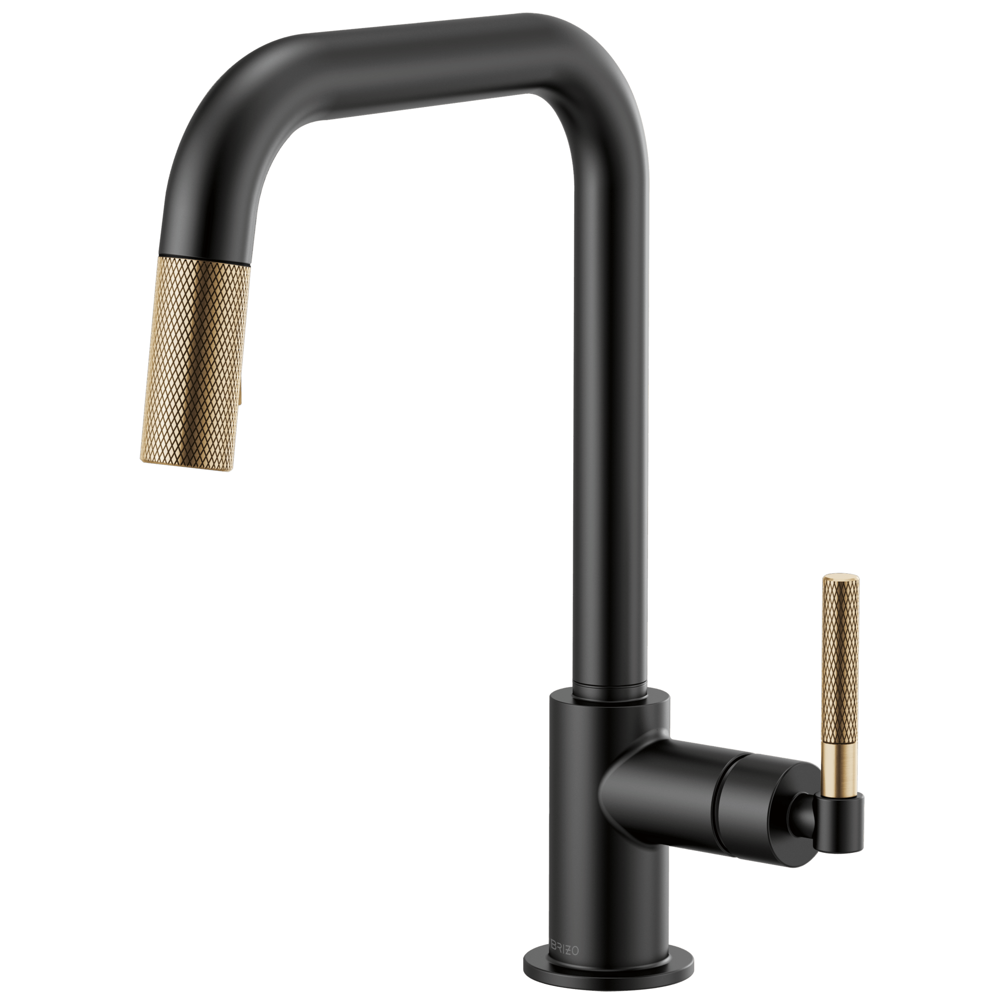 Brizo Litze®: Pull-Down Faucet with Square Spout and Knurled Handle - Maison&Co.