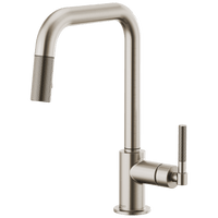 Brizo Litze®: Pull-Down Faucet with Square Spout and Knurled Handle - Maison&Co.