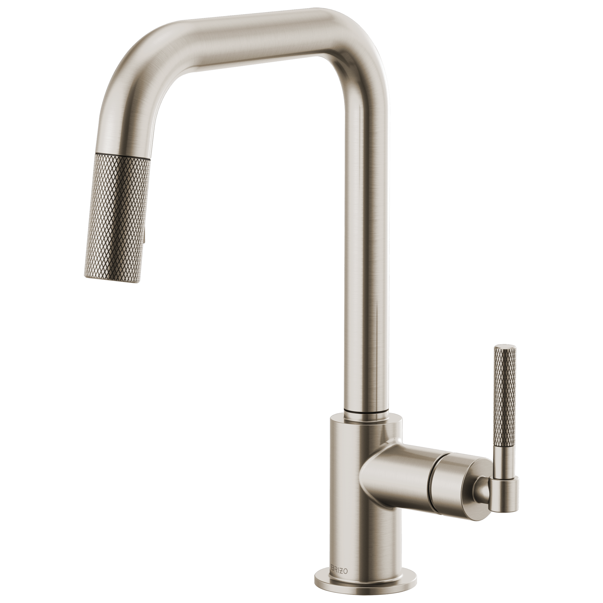 Brizo Litze®: Pull-Down Faucet with Square Spout and Knurled Handle - Maison&Co.