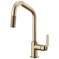 Brizo Litze®: Pull-Down Faucet with Angled Spout and Industrial Handle - Maison&Co.